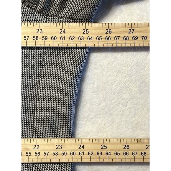 Stafford Signature 48L Silk Wool Houndstooth Soft Blazer Sport Suit Jacket - Picture 12 of 16